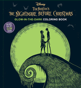 Disney Tim Burton's The Nightmare Before Christmas Glow-in-the-Dark Coloring Book - Coloring Book for Teens and Adults, Officially Licensed by Editors of Thunder Bay Press, 9781667202334