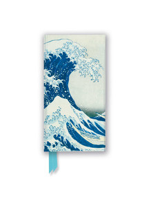 Katsushika Hokusai: The Great Wave (Foiled Slimline Journal) by Flame Tree Studio, 9781804173190