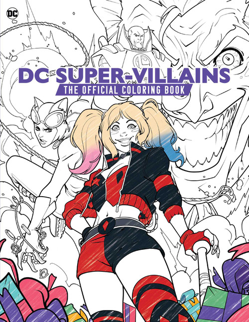 DC Super-Villains: The Official Coloring Book by Insight Editions, Ze Carlos, 9798886631029