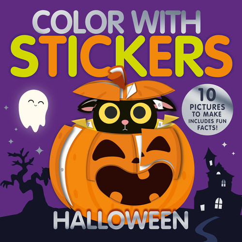 Color with Stickers: Halloween (With 10 Pictures to Make - Includes Fun Facts!) by Beth Hamilton, Tiger Tales, 9781664340657
