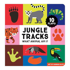Jungle Tracks Lift-the-Flap Board Book by Mudpuppy, Hannah Alice, 9780735374690