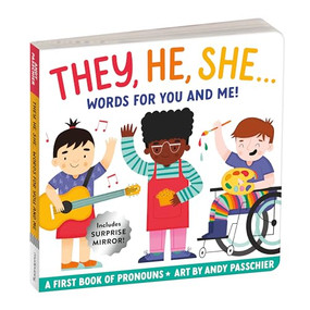 They, He, She: Words for You and Me Board Book by Mudpuppy, Andy Passchier, 9780735377547