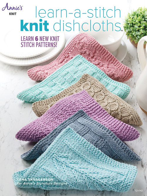 Learn-a-Stitch Knit Dishcloths by Lena Skvagerson, 9781640255739