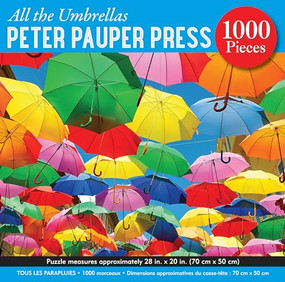 All the Umbrellas 1000 Piece Puzzle by Peter Pauper Press, Inc., Peter Pauper Press, Inc., 9781441340948