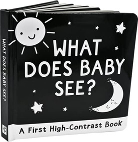 What Does Baby See? A High-Contrast Board Book by Simon Abbott, Peter Pauper Press, Inc., 9781441340054