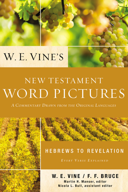 W. E. Vine's New Testament Word Pictures: Hebrews to Revelation (A Commentary Drawn from the Original Languages) by W. E. Vine, 9780310154082