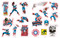 Marvel Sticker Anthology by DK, 9780744081657