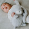 Tiny Nibble Bunny Gray, BBTB100431