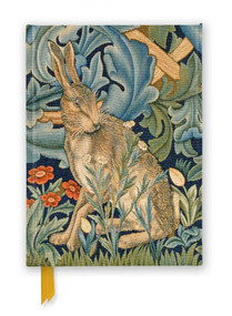 V&A: William Morris: Hare from The Forest Tapestry (Foiled Journal) by Flame Tree Studio, 9781804173510