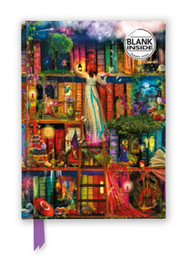 Aimee Stewart: Treasure Hunt Bookshelves (Foiled Blank Journal) by Flame Tree Studio, 9781804175248
