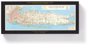 NYC Map 1,000 Piece Panoramic Puzzle, 9780735373655