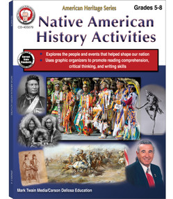 Native American History Activities Workbook, Grades 5 - 8 (American Heritage Series) by Schyrlet Cameron, 9781622238804