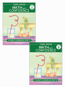 Third Grade Math with Confidence Student Workbook Bundle by Kate Snow, Itamar Katz, 9781944481278