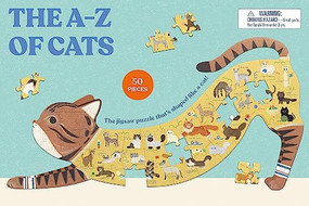 The A to Z of Cats (A Cat-Shaped Jigsaw Puzzle) by Laurence King, Seungyoun Kim, 9781399603751