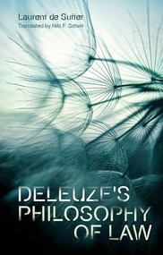 Deleuze's Philosophy of Law - 9781399522403 by Laurent de Sutter, Nils F. Schott, 9781399522403