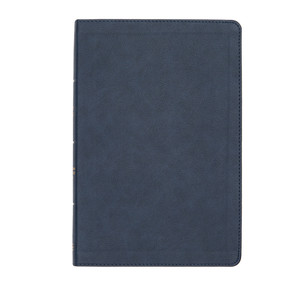 CSB Large Print Thinline Bible, Navy LeatherTouch by CSB Bibles by Holman, 9781087774398