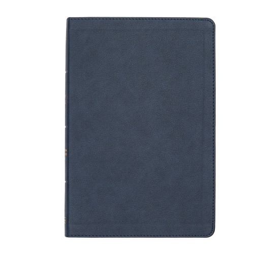 CSB Large Print Thinline Bible, Navy LeatherTouch by CSB Bibles by Holman, 9781087774398