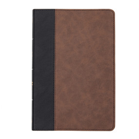 CSB Large Print Thinline Bible, Black/Brown LeatherTouch by CSB Bibles by Holman, 9781087774404