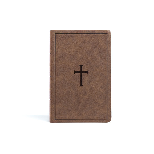 KJV Thinline Bible, Brown LeatherTouch by Holman Bible Publishers, 9781087774664