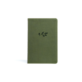 KJV Thinline Bible, Olive LeatherTouch by Holman Bible Publishers, 9781087774671