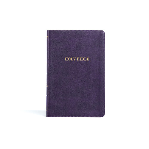 KJV Thinline Bible, Purple LeatherTouch by Holman Bible Publishers, 9781087774688