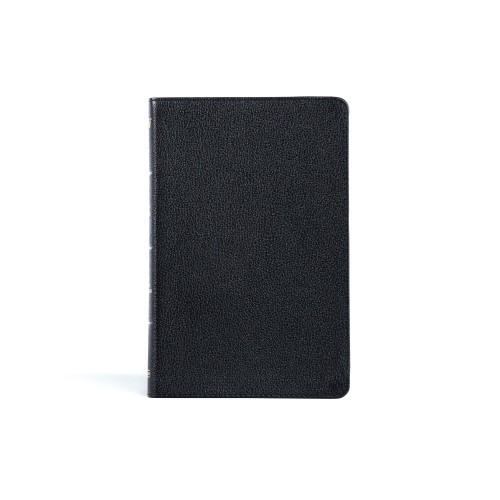 KJV Thinline Bible, Black Genuine Leather by Holman Bible Publishers, 9781087774718