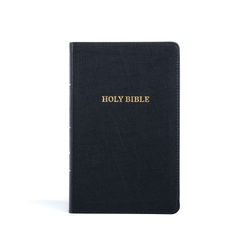 KJV Thinline Reference Bible, Black LeatherTouch by Holman Bible Publishers, 9781087774756