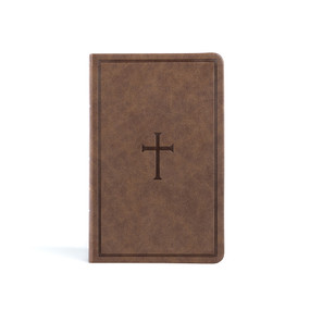 KJV Thinline Reference Bible, Brown LeatherTouch by Holman Bible Publishers, 9781087774763
