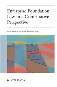 Enterprise Foundation Law in a Comparative Perspective by Anne Sanders, Steen Thomsen, 9781839703065
