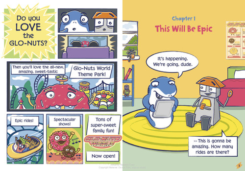 Shark and Bot #4: Epic Roller Coaster Ride! ((A Graphic Novel)) by Brian Yanish, 9780593485378