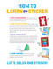 Learn by Sticker: Beginning Phonics (Use Phonics to Create 10 Friendly Monsters!) by Workman Publishing, 9781523519798