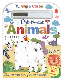 Wipe Clean Dot-to-dot Animals by Nat Lambert, Steph Hinton, 9781787000018