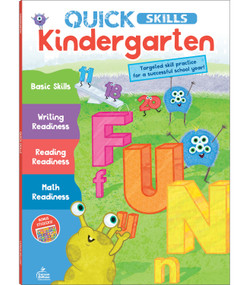 Quick Skills Kindergarten Workbook by Carson Dellosa Education, 9781483868226