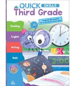 Quick Skills Third Grade Workbook by Carson Dellosa Education, 9781483868257