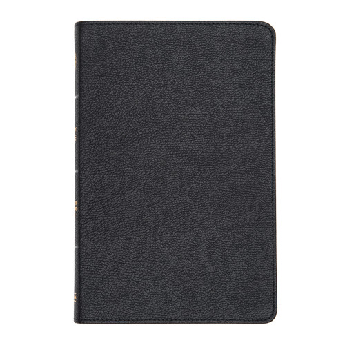 CSB Thinline Bible, Black Genuine Leather by CSB Bibles by Holman, 9781087767642