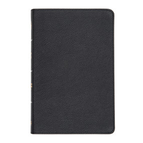 CSB Thinline Bible, Black Genuine Leather by CSB Bibles by Holman, 9781087767642