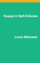 Essays on Self-Criticism by Louis Althusser, 9781786632005