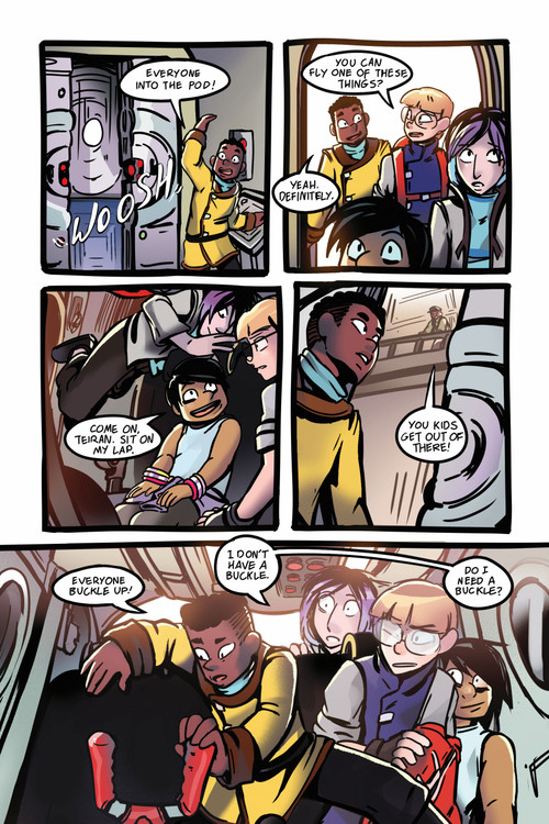 Cosmic Cadets (Book One): Contact! by Ben Crane, Andy Alves, 9781603095204