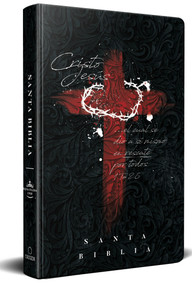 Biblia RVR 1960 letra grande tamaño manual, tapa dura cruz con corona / Spanish Bible RVR 1960 Handy Size Large Print Hardcover cross and crown by Reina Valera Revisada 1960, 9781644737712