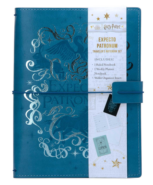 Harry Potter: Expecto Patronum Traveler's Notebook Set ((Refillable Notebook)) by Insights, 9798886631074