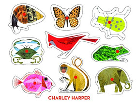 Charley Harper Classic Wooden Peg Puzzle by Charley Harper, 9781934429242