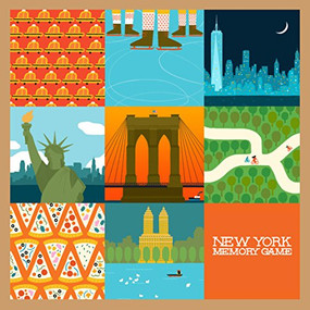 New York Memory Game by Min Heo, Gloria Fowler, 9781623260491