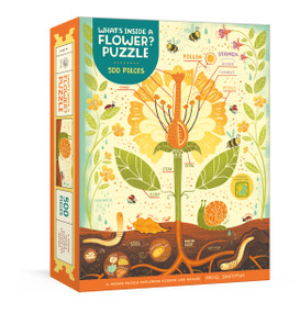 What's Inside a Flower? Puzzle (Exploring Science and Nature 500-Piece Jigsaw Puzzle Jigsaw Puzzles for Adults and Jigsaw Puzzles for Kids) by Rachel Ignotofsky, 9780593579794