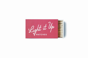 "LIGHT IT UP" SAFETY MATCHES IN CORAL BOX (50 COUNT), 647658018560