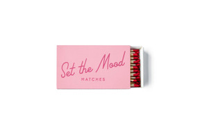 "SET THE MOOD" SAFETY MATCHES IN BLUSH BOX (50 COUNT), 647658018584