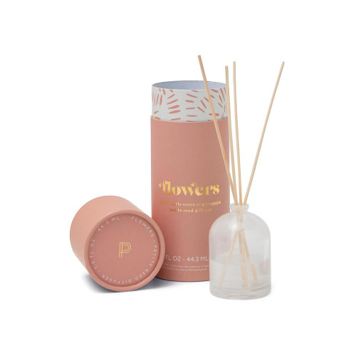 PETITE DIFFUSER 1.5 OZ WHITE - FLOWERS, PDFD03