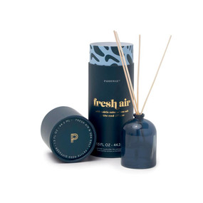 PETITE DIFFUSER 1.5 OZ NAVY MILKY GLASS PETITE DIFFUSER - FRESH AIR, 647658020440