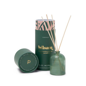 PETITE DIFFUSER 1.5 OZ HUNTER GREEN MILKY GLASS PETITE DIFFUSER - BALSAM, 647658020464