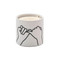 IMPRESSIONS 5.75 OZ WHITE CERAMIC "PINKY PROMISE" - WILD FIG & CEDAR, IM0502