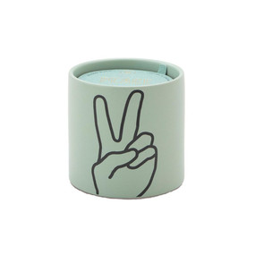 IMPRESSIONS 5.75 OZ MINT CERAMIC "PEACE" - LAVENDER & THYME, IM0504